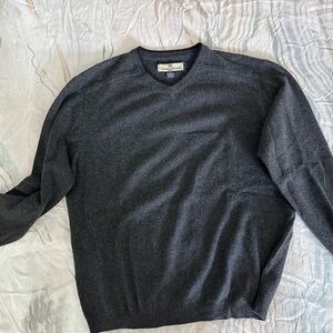 Tommy Bahama 100% Cashmere Sweater - Dark Gray, Size Small